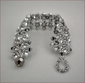 Diamond Silver Beadwork Bracelet (BB24)