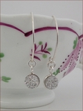 Druzy Quartz Earrings in Sterling Silver (DDE21)