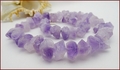 Raw Amethyst Knotted Necklace (CG75)