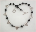 Silver Pennants Necklace (SS95)