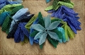 Rhythm & Blues Blue & Green Beadwork Garland (BW22)