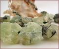 Raw Prehnite Rocks Necklace (WB30)