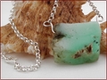 Chrysoprase Pendant Necklace (SS106)