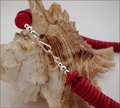 Red Rondelle Necklace (BH104)