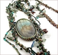 Rainforest Beaded Labradorite Lariat (BW62)