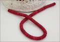 Red Rondelle Necklace (BH104)