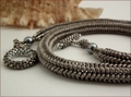 Beady Anguis Slinky Necklace & Earrings Set (BW51)