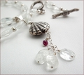 Mermaid's Treasure Aquamarine Necklace  (SS70)