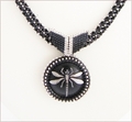 Starry Nymph Dragonfly Pendant Necklace (BWD07)